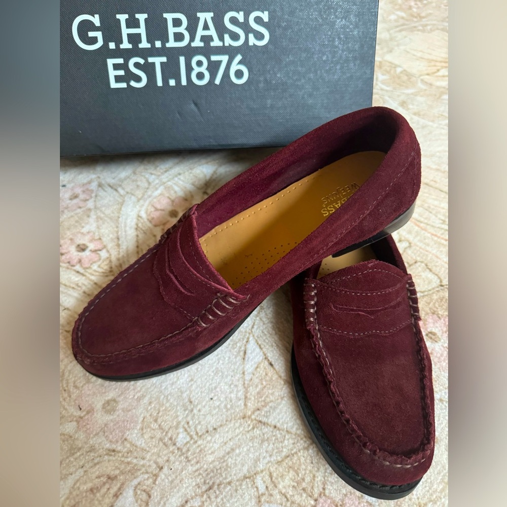 G.H Bass Whitney Hairy Suede Loafer - 7.5